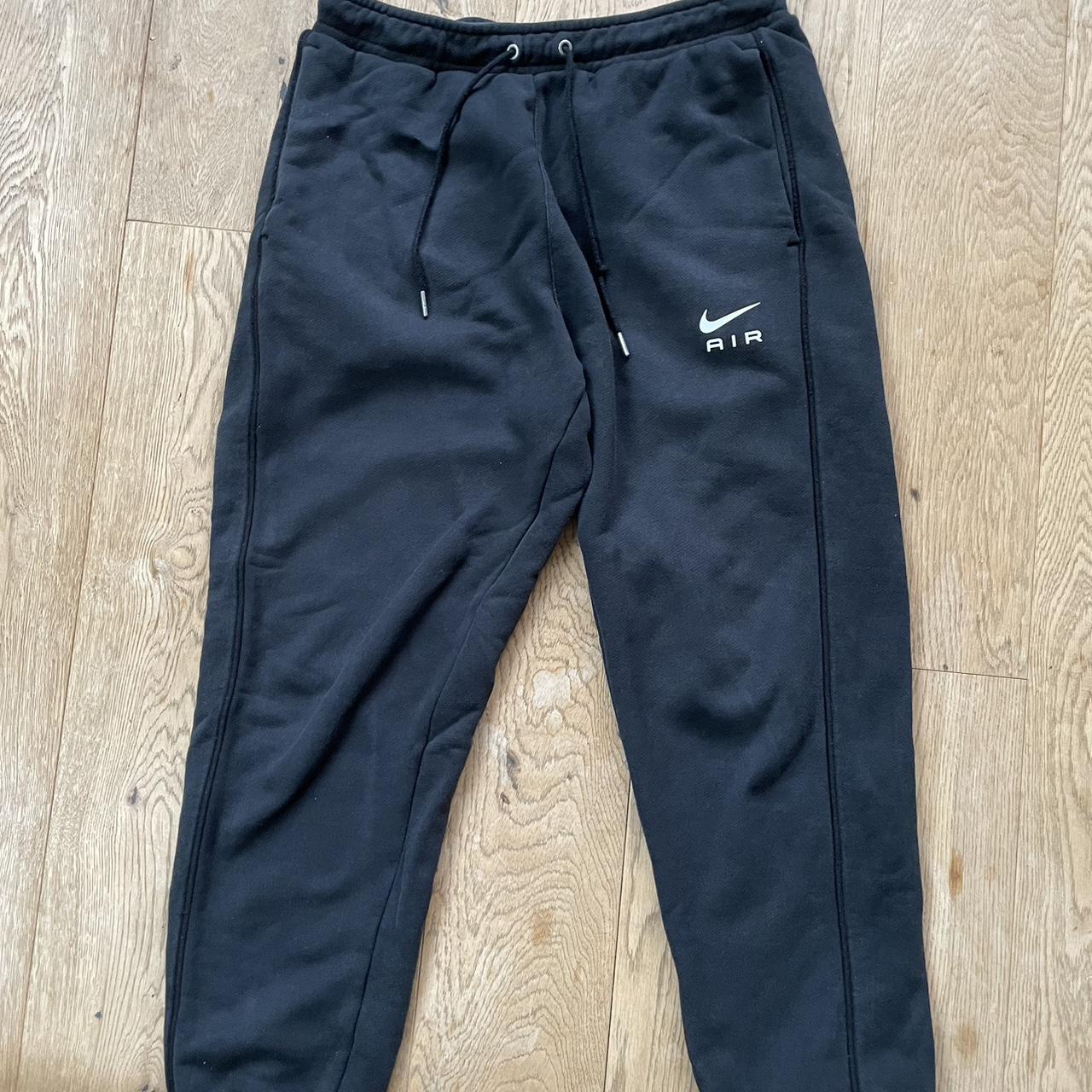 Black nike cargo sweatpants size medium. 29 inseam, - Depop