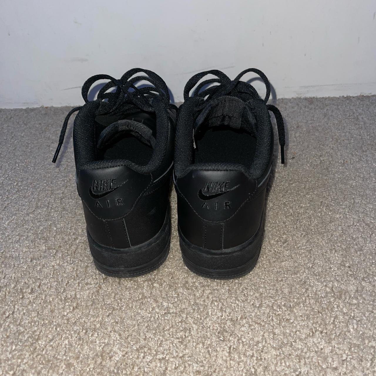 mens all black air force ones