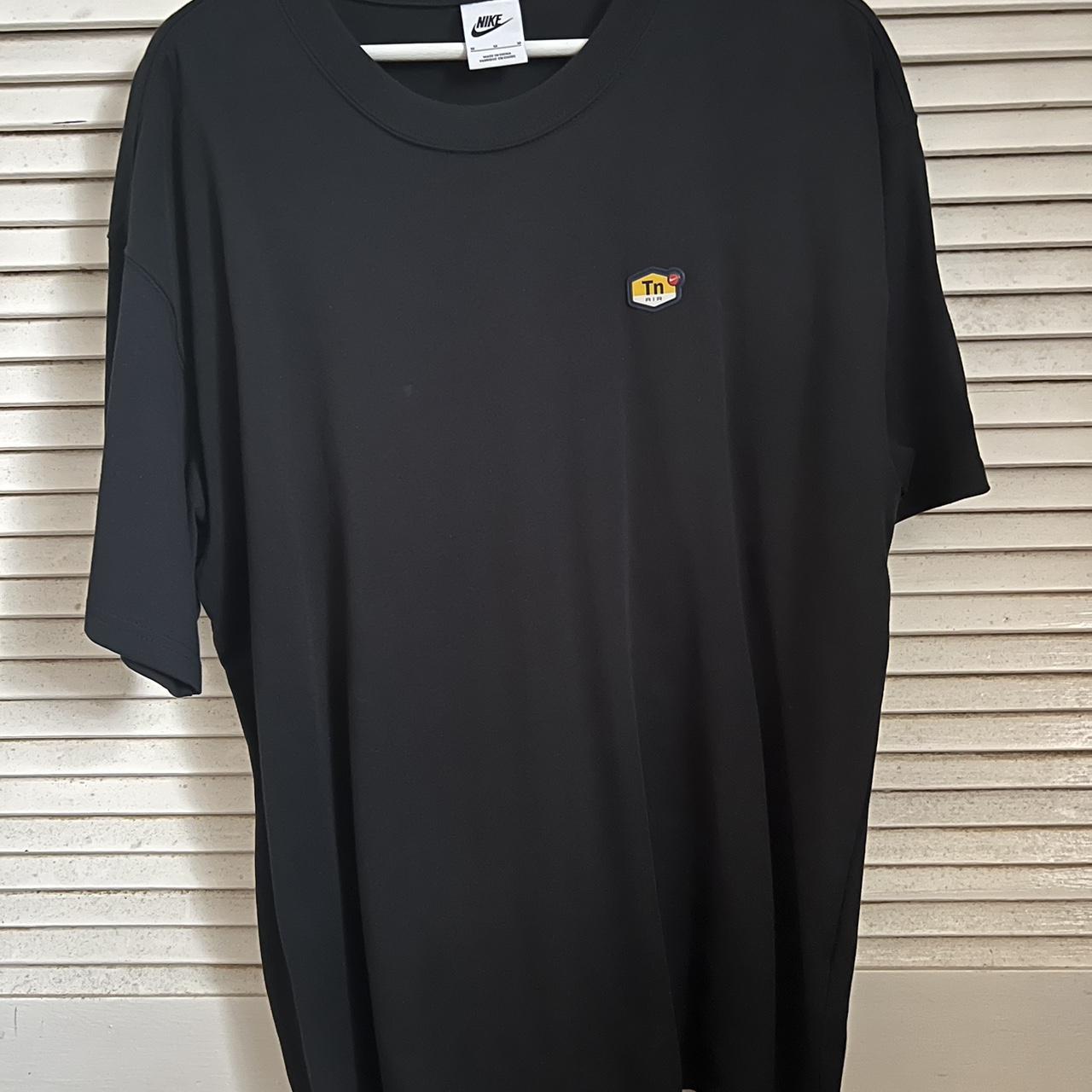 Black Nike Tn shirt Size M, fits like a large... - Depop