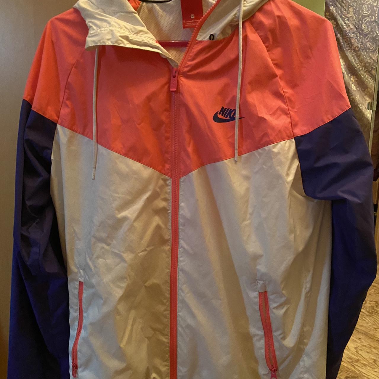Carry onregelmatig Dochter Nike multicolor windbreaker jacket size medium,... - Depop