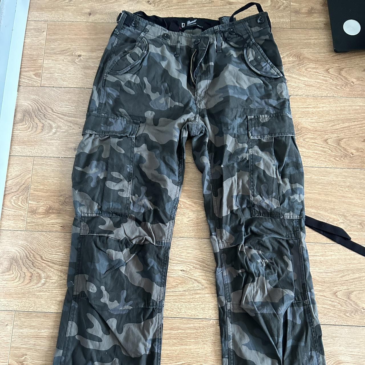 Military Style Cargo Pants Worn once, no tags - Depop