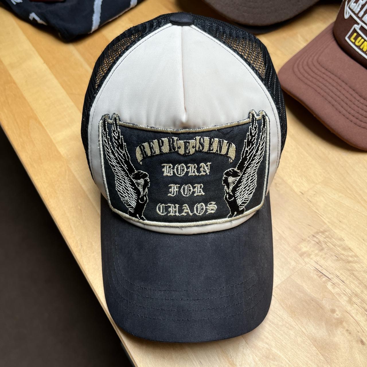 Represent “Born for Chaos” trucker hat. 9/10... - Depop