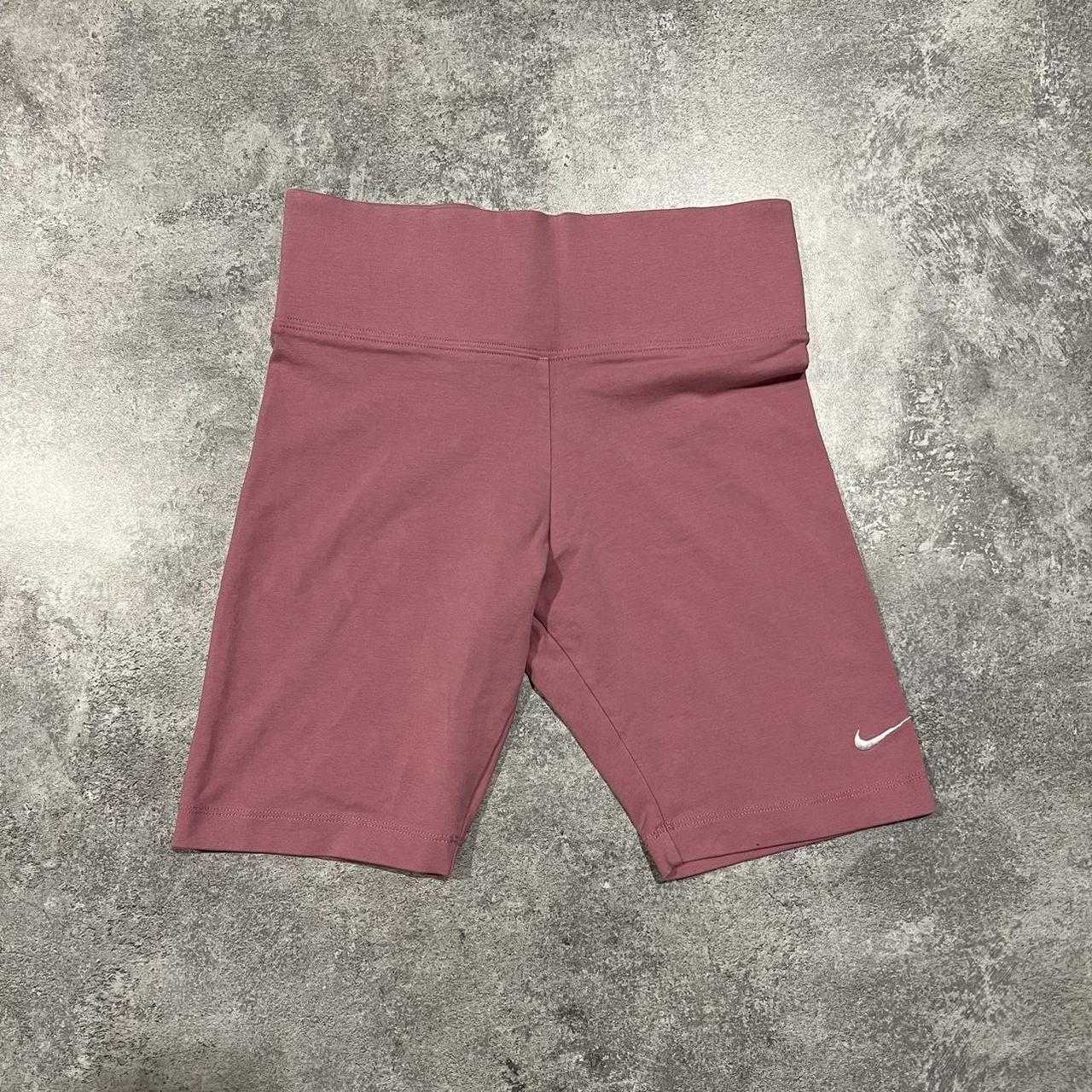 nike biker shorts pink