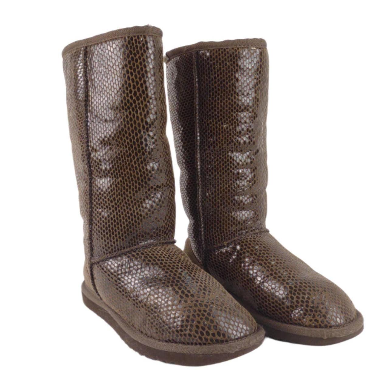 Snakeskin uggs hot sale with bows