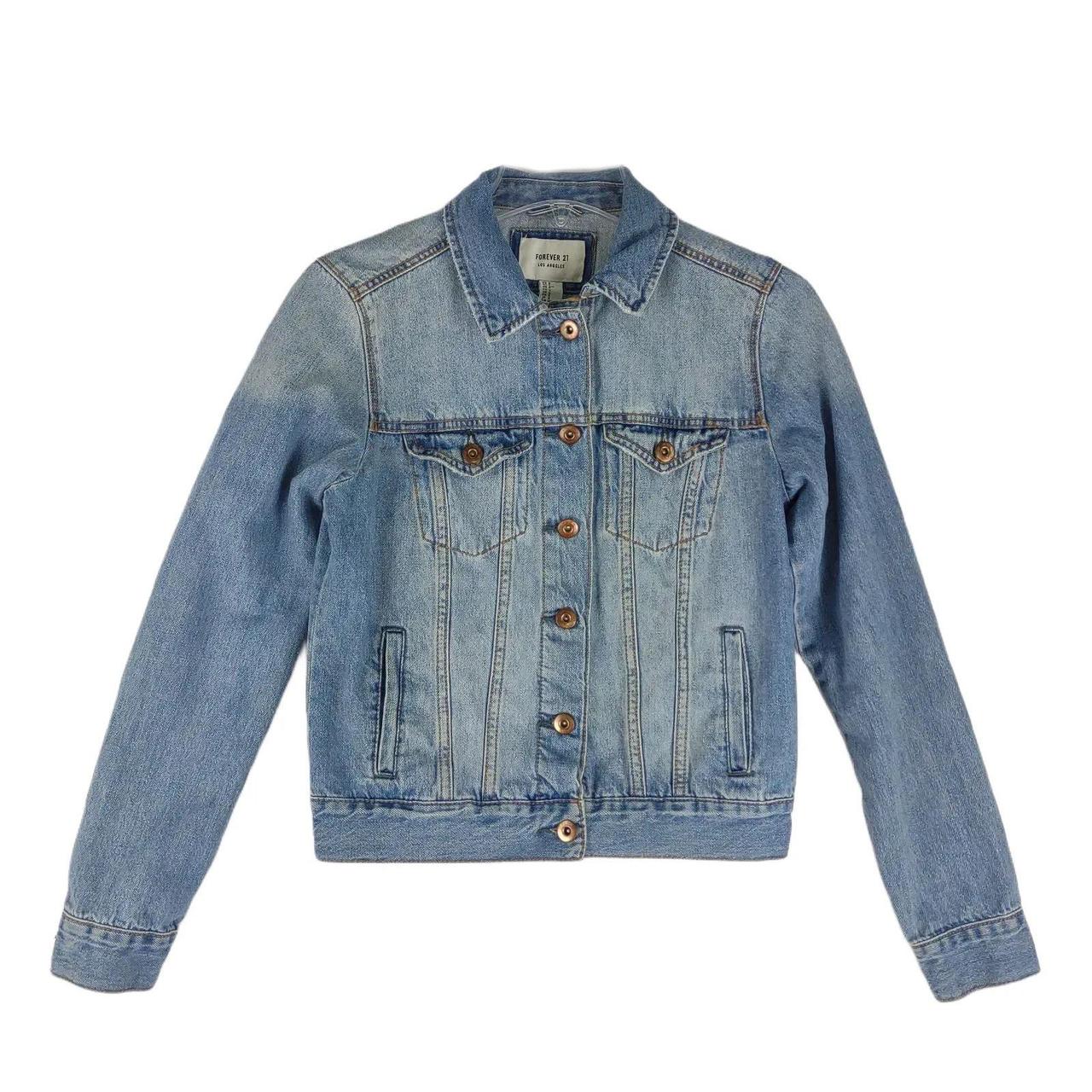 Forever 21 classic denim jacket best sale