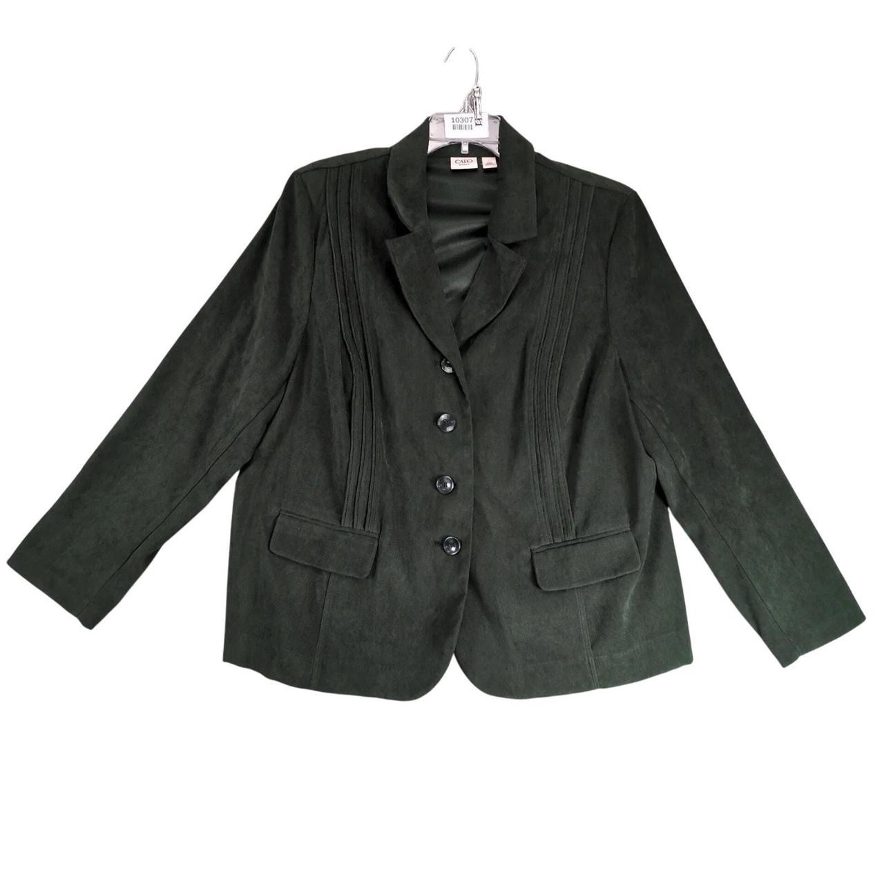 Cato Women's Blazer Jacket - Green - 22 – Cato Gr… - image 1