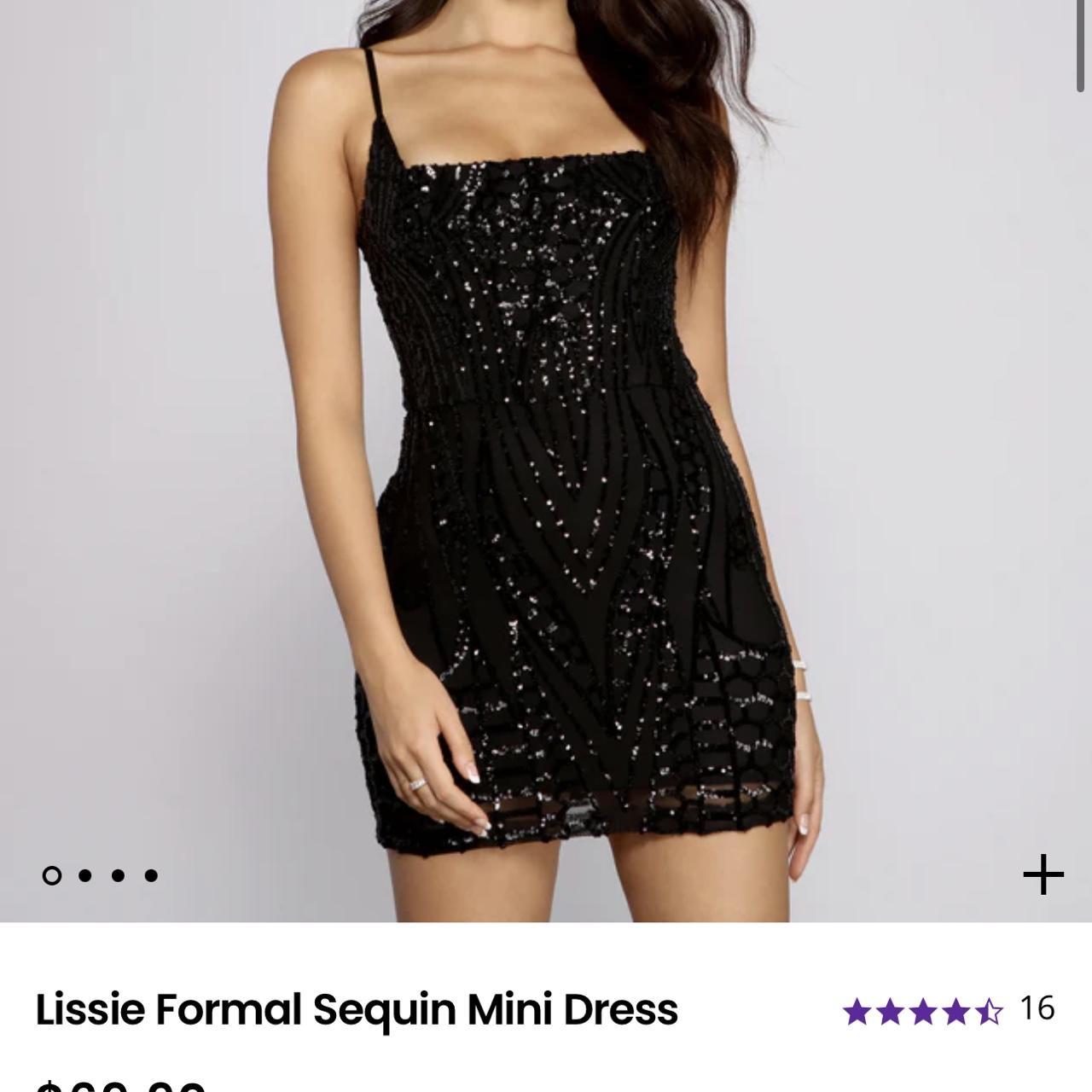 Lissie Formal Sequin Mini Dress