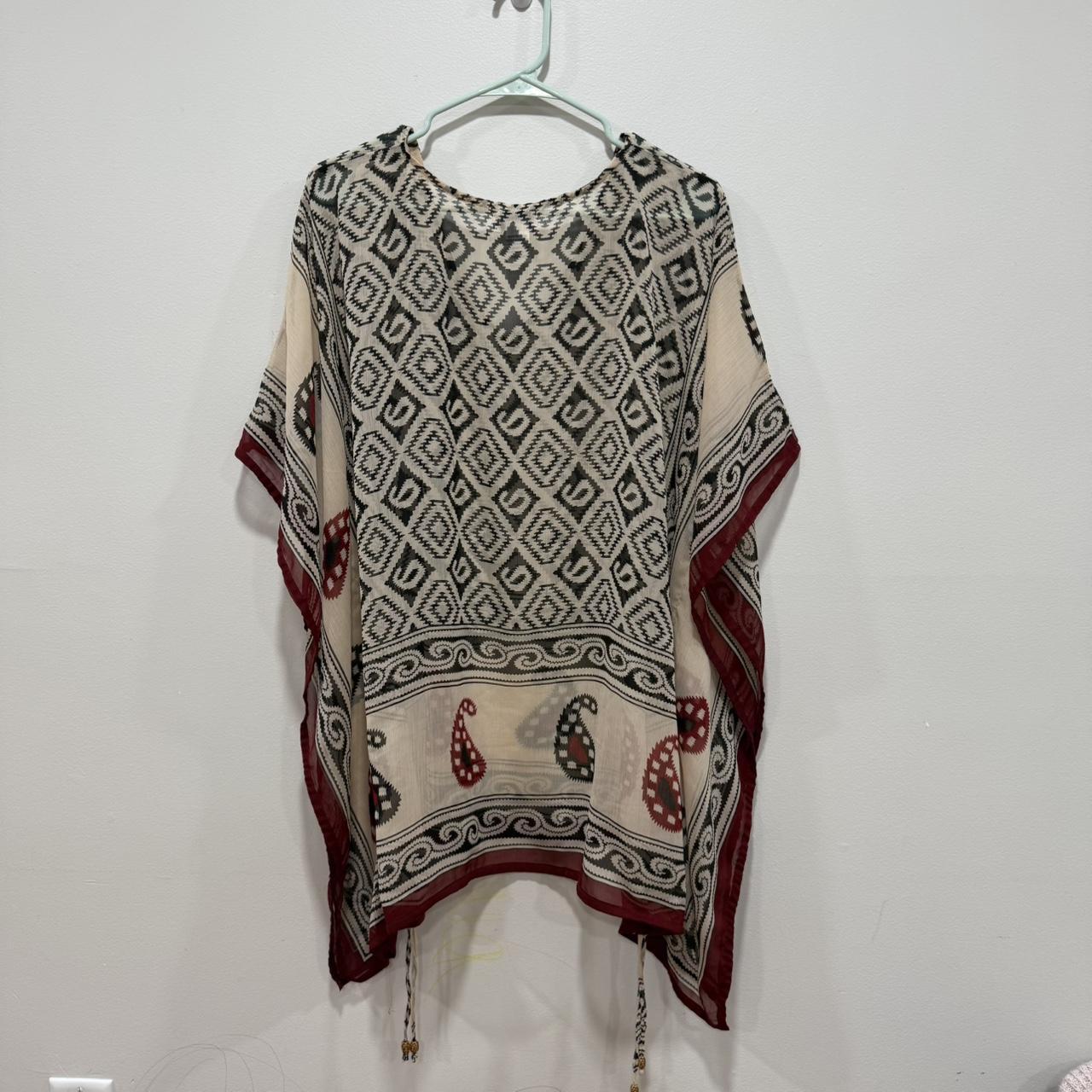 Soft Surroundings Women's Top - Multi/Cream - M –… - image 3