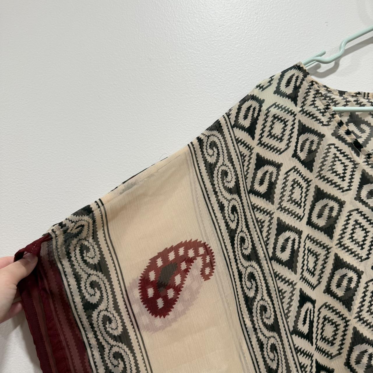 Soft Surroundings Women's Top - Multi/Cream - M –… - image 5