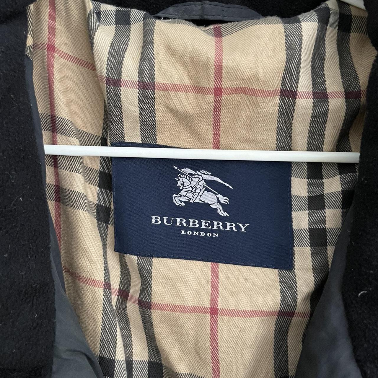 Vintage puffa Burberry coat size large , used... - Depop