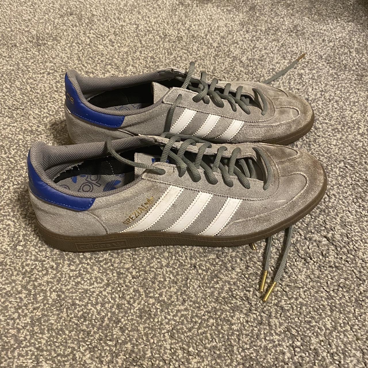 Mens Adidas original grey spezials size 10.5. Worn... Depop