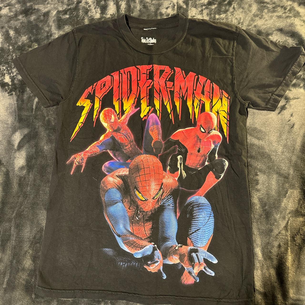 Spider-Man Tee Size - Small Color - Black Brand -... - Depop