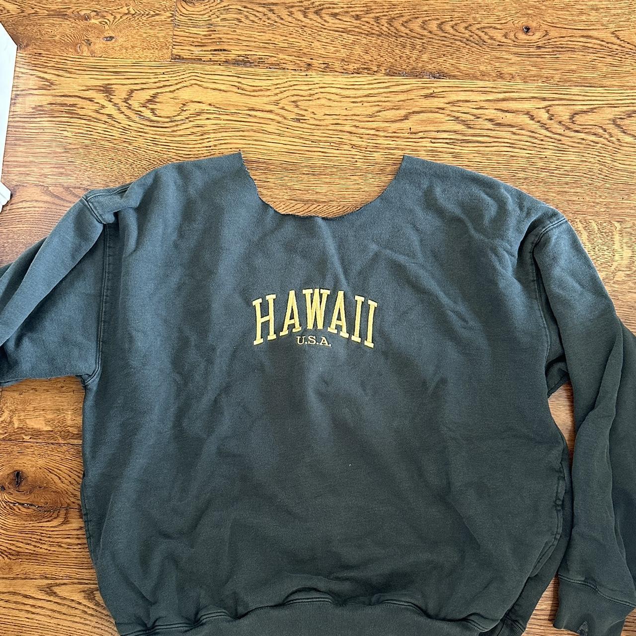 Brandy Melville hawaii hoodie but I cut the... Depop