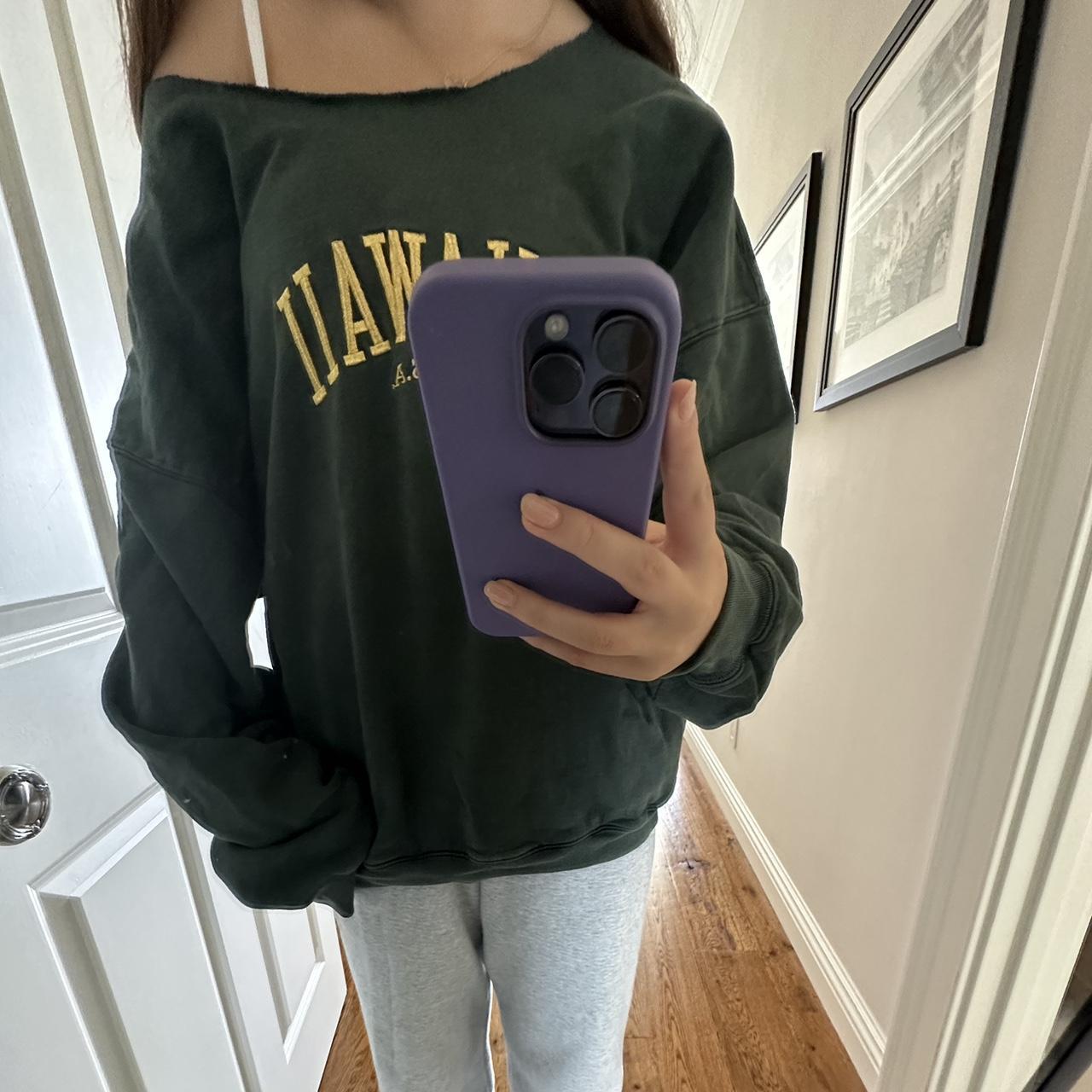 Brandy Melville hawaii hoodie but I cut the... Depop