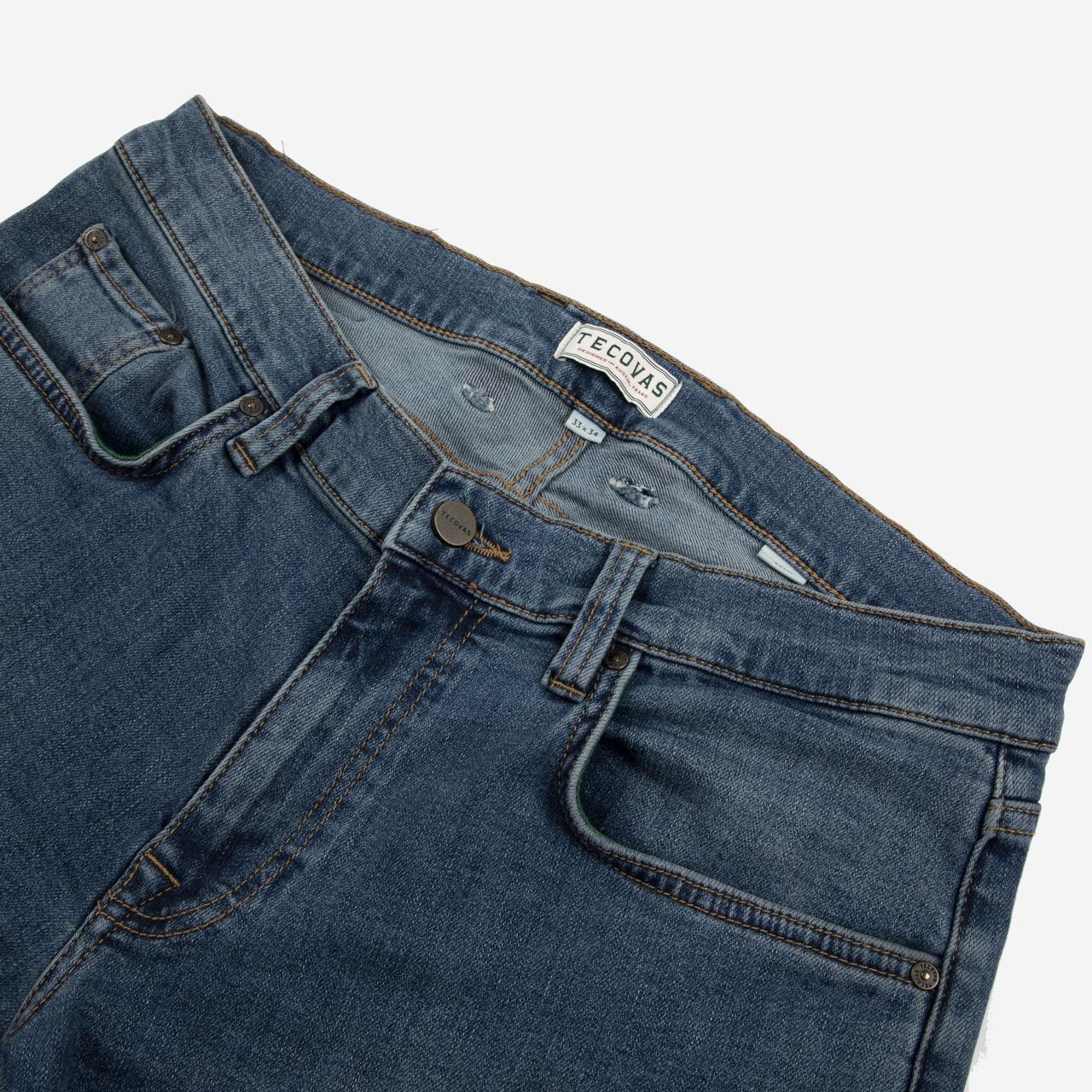 Men’s Tecovas denim. 33” x 34”. Slim fit 92%... - Depop