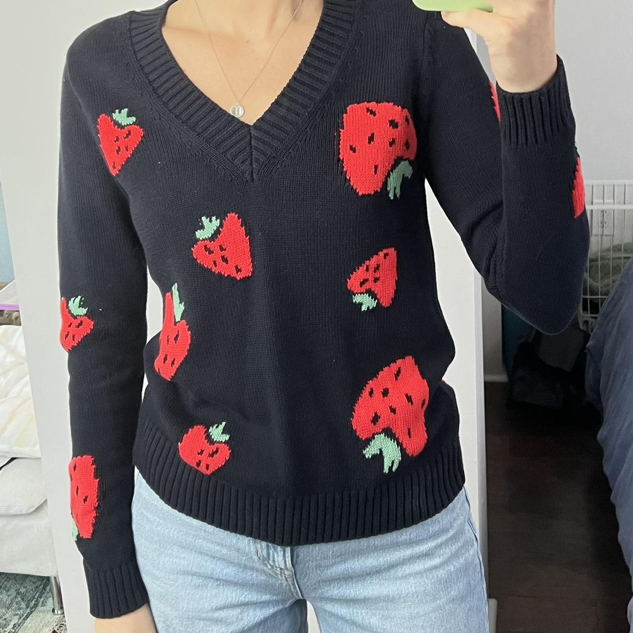 Loft navy outlet sweater