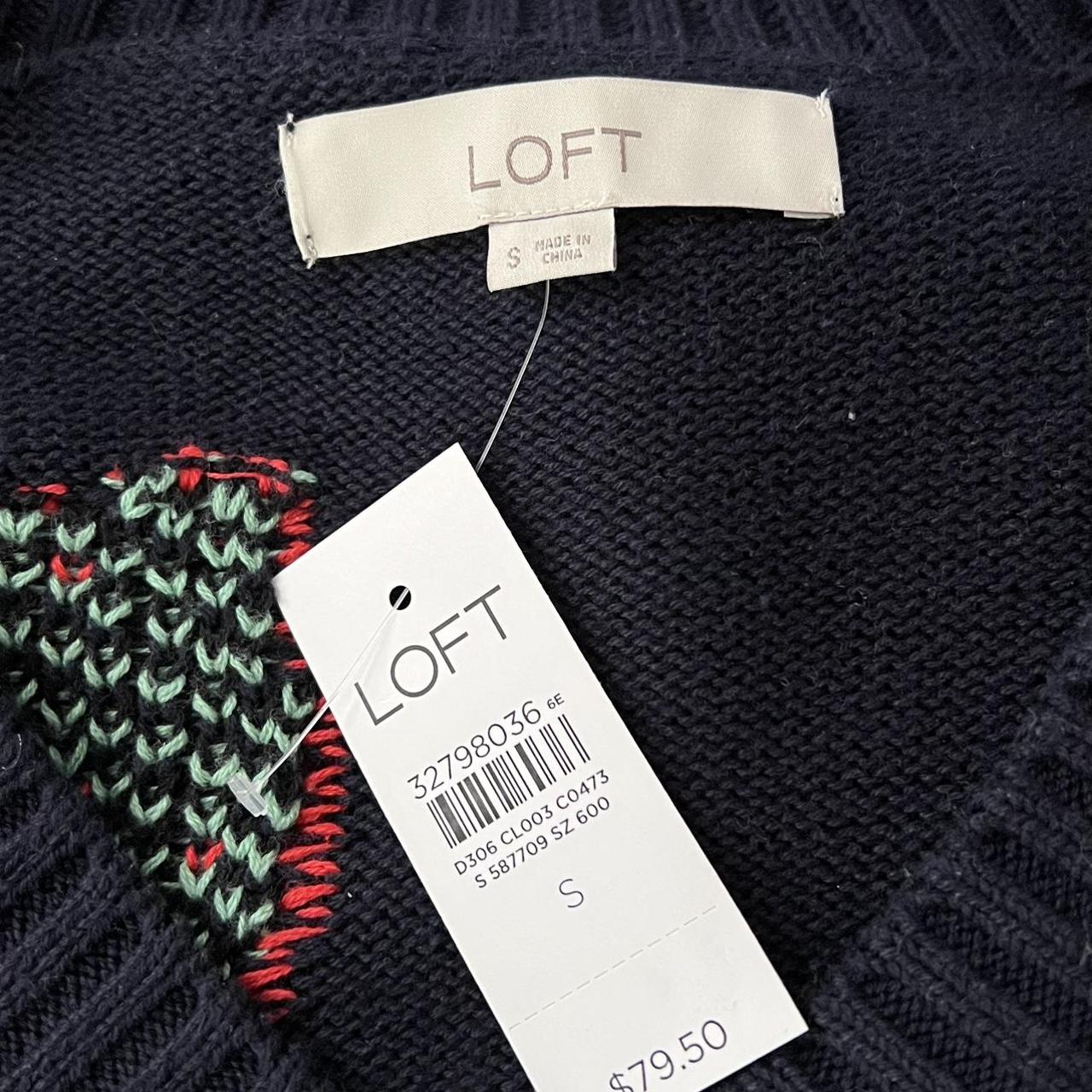 Loft navy clearance sweater