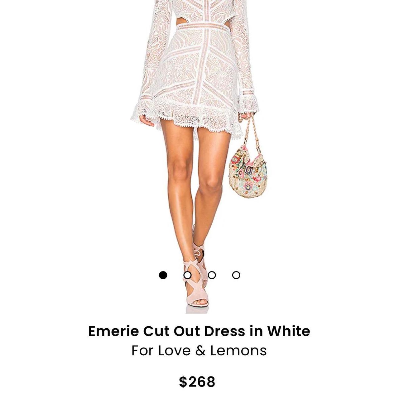 For love and lemons emerie dress white best sale