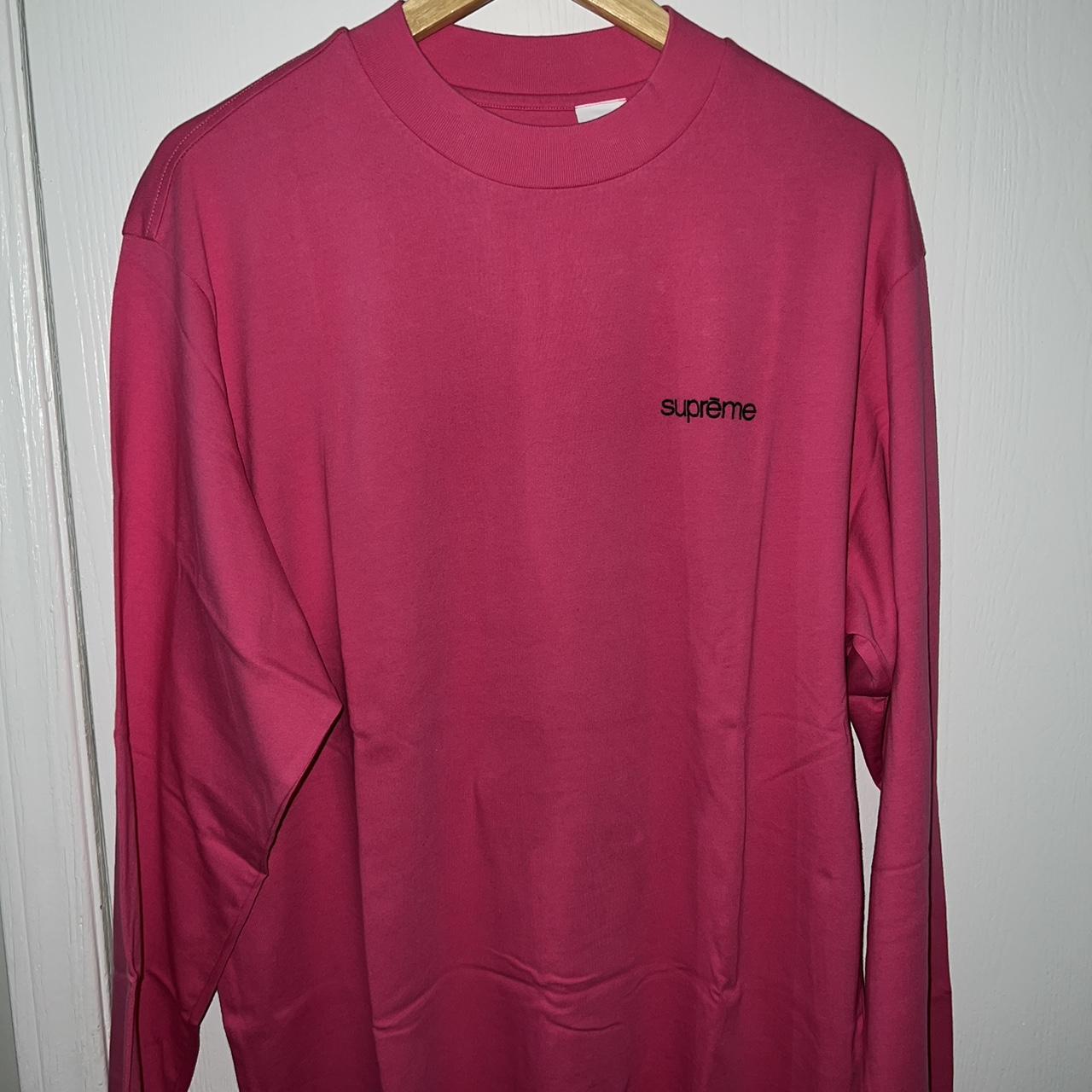 Supreme mock neck top Size large, heavy cotton,... - Depop