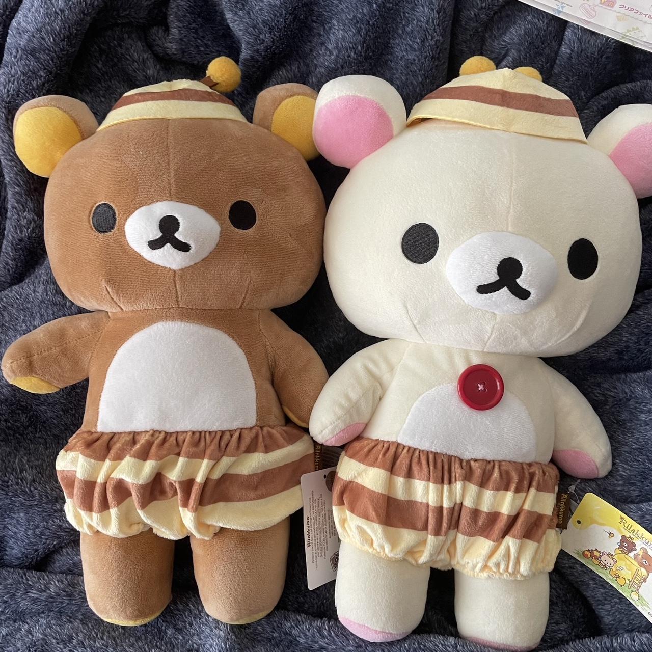 Rilakkuma and korilakkuma bundle Bee plush, new... Depop