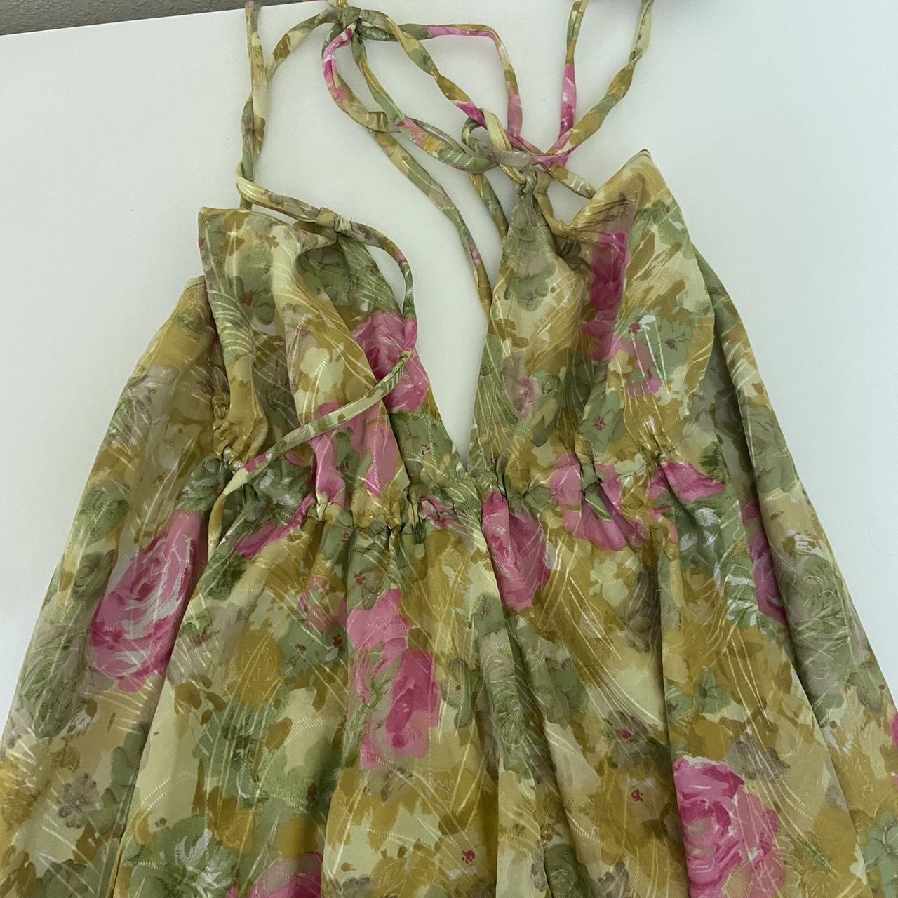 floral summer dress - Depop