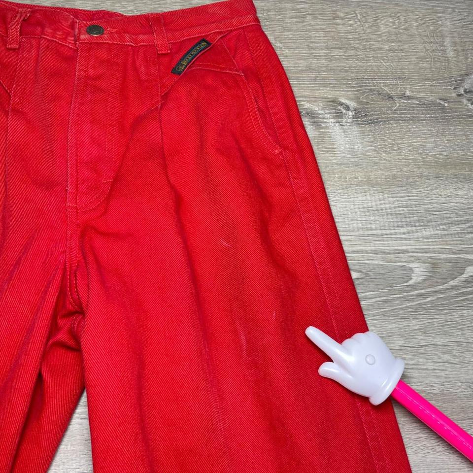 ❌KOOL AID RED ROCKY MOUNTAIN JEANS❌ Bright red - Depop