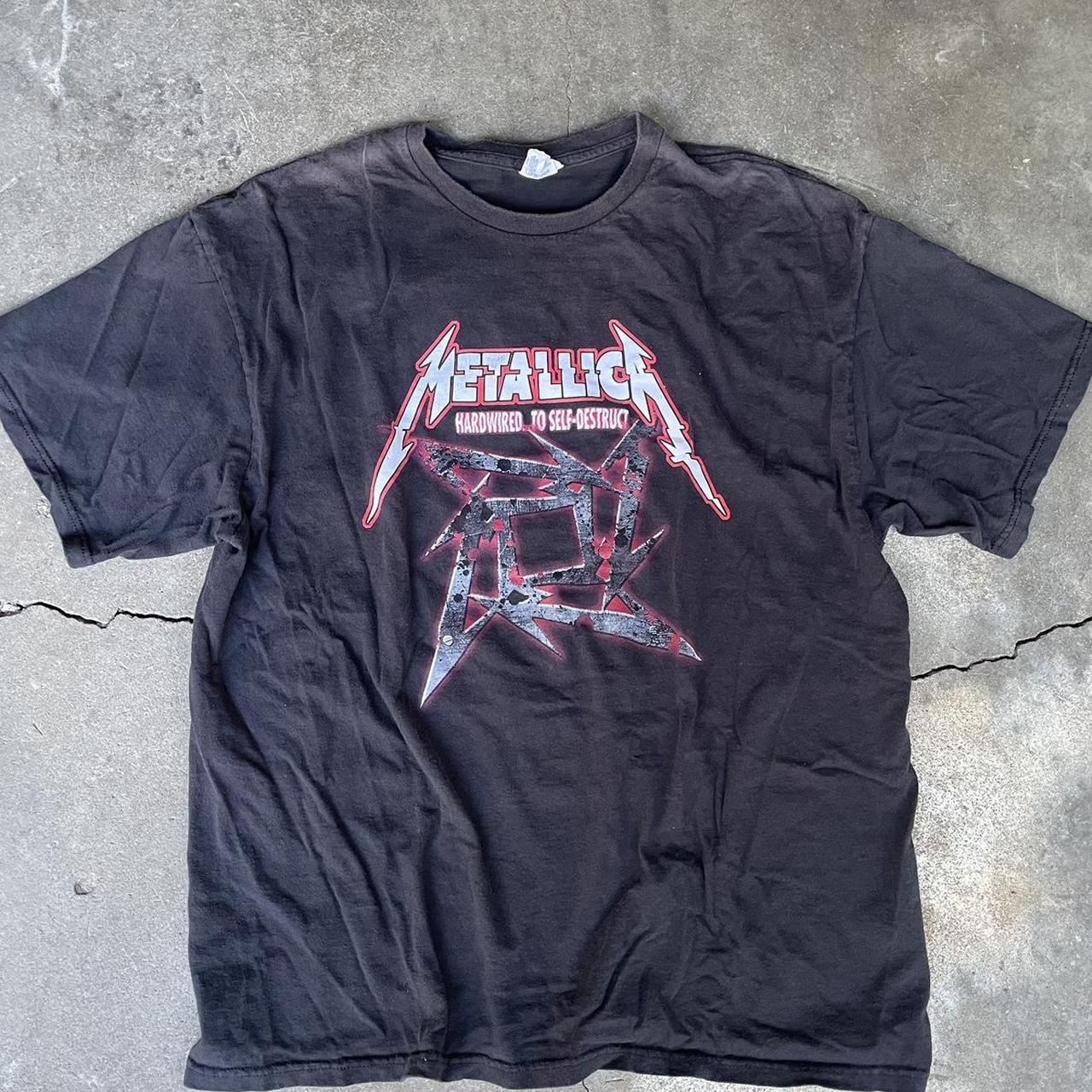 Fire delta pro weight Metallica Tee Front n back... - Depop