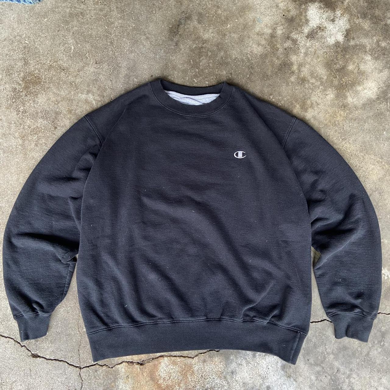 Black champion reverse weave sweater Men’s L Nice... - Depop