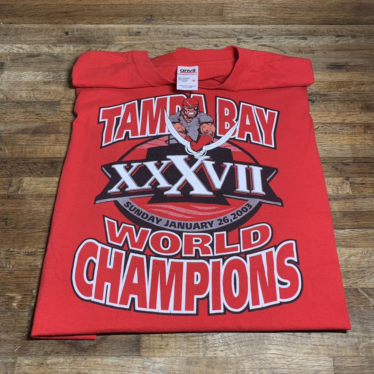 Vintage Tampa Bay Buccaneers Super Bowl XXXVII Champions T 