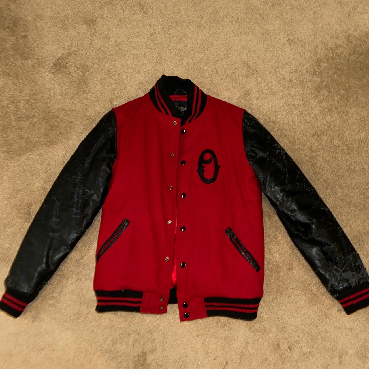 Obey letterman jacket best sale