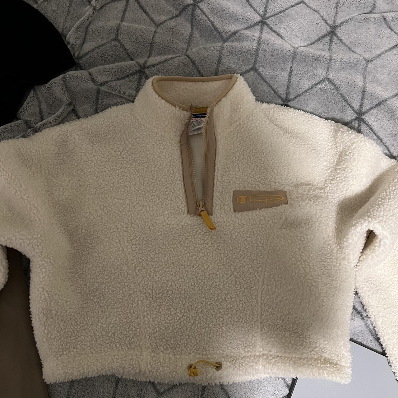 Champion fuzzy sweater worn twice personally don t