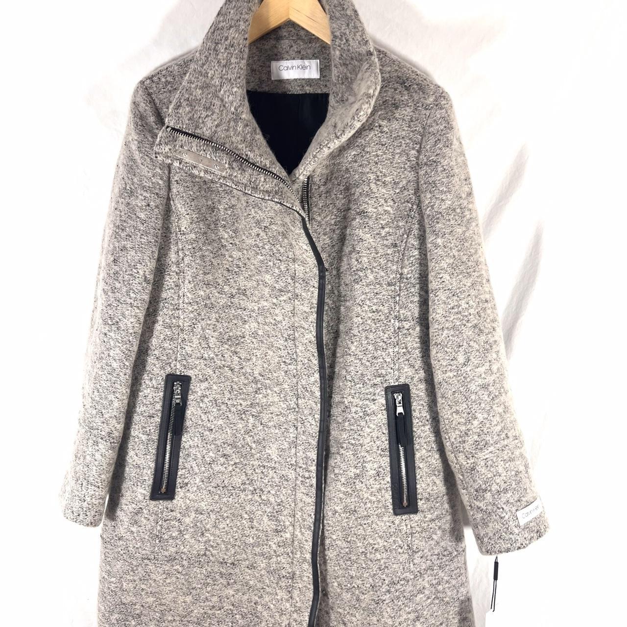 Calvin klein hotsell boucle coat