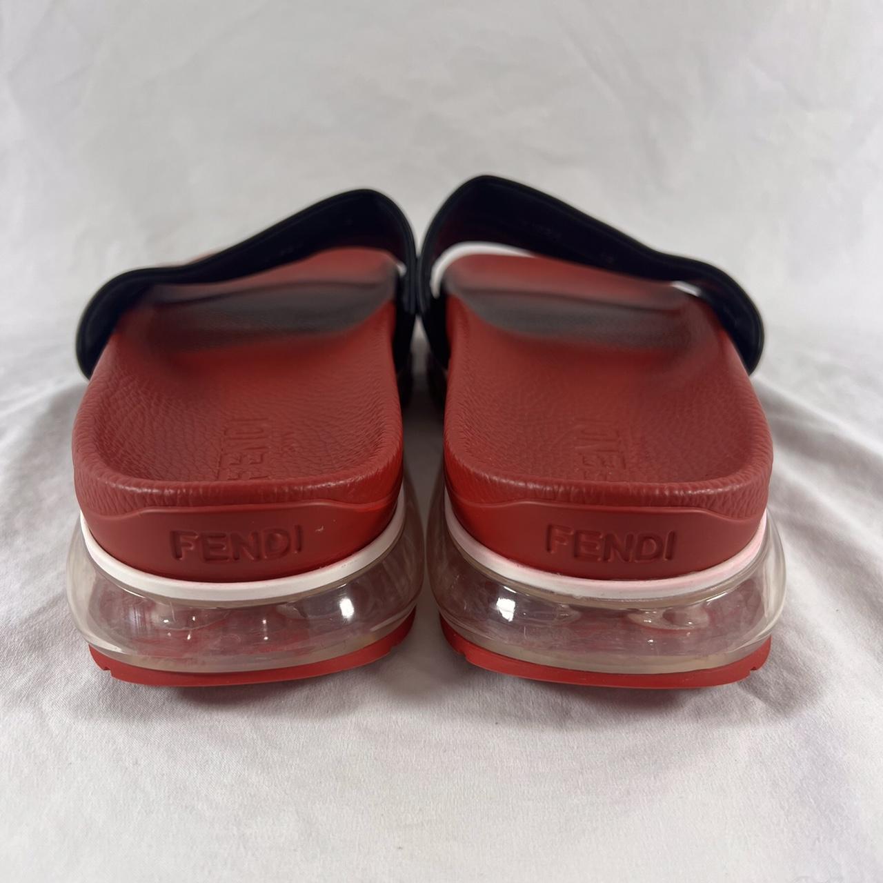 FENDI FIEND Roma Amor Black Red Leather Air Depop