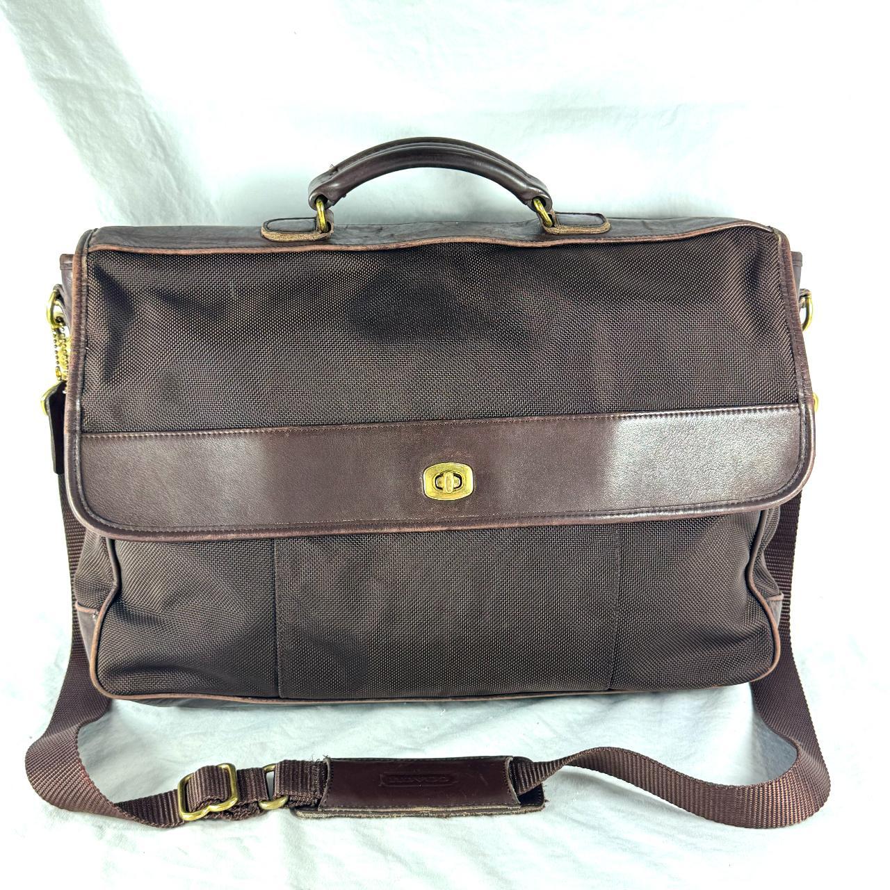 Coach Vintage high quality Breifcase Brown Leather Messenger Bag