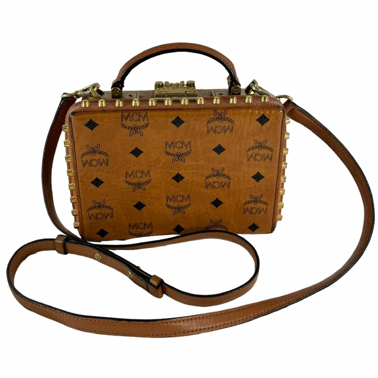 MCM Visetos 2024 crossbody in Berlin gold