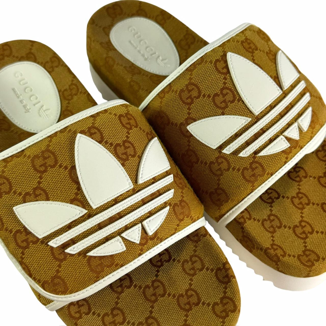 GUCCI X ADIDAS 3518968J 8126 Brown Canvas GG Supreme | Depop