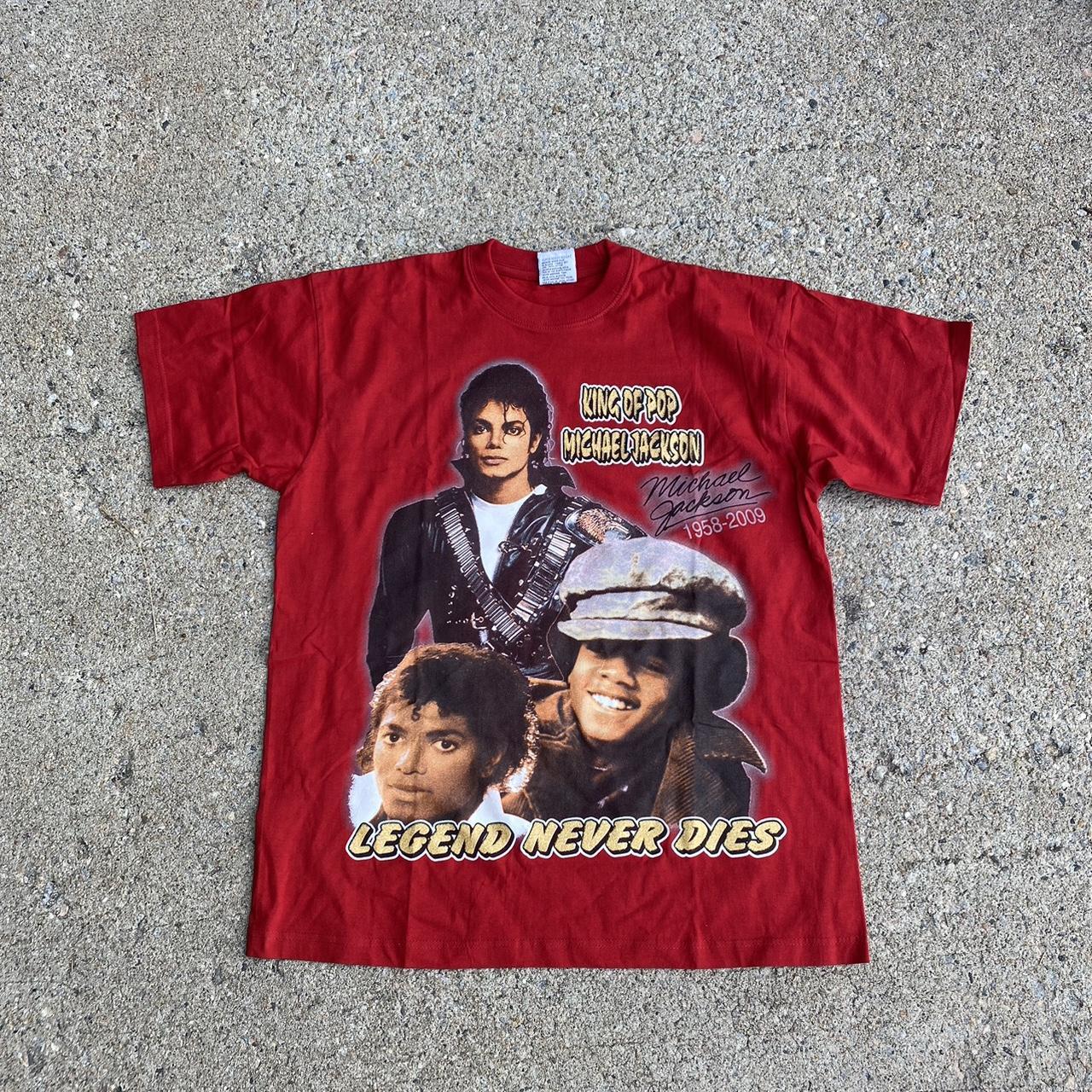 Michael Jackson King of Pop Shirt Vintage Michael - Depop