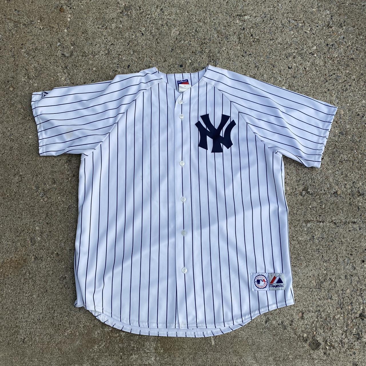 MLB New York Yankees Jersey Majestic Vintage Baseball 