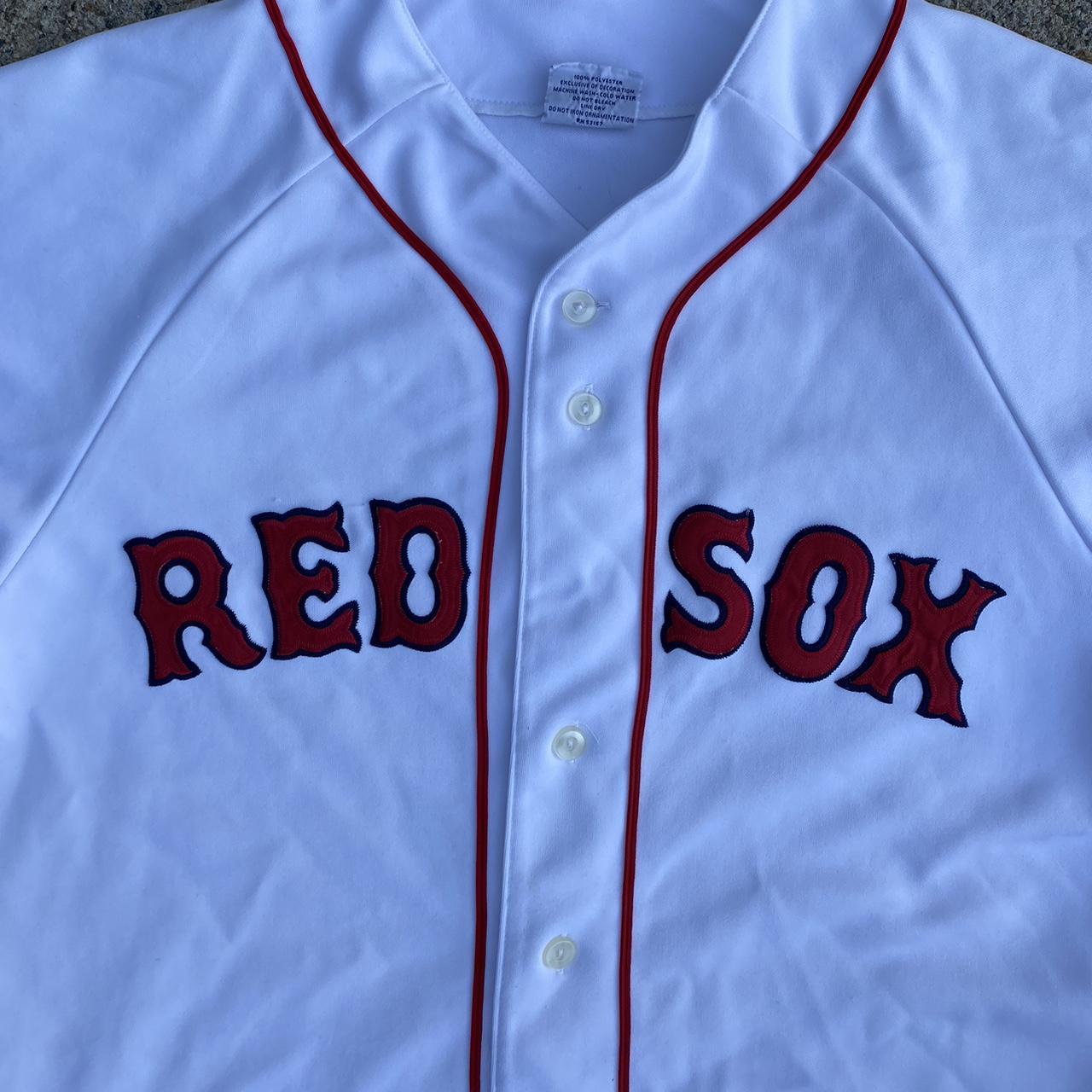 Vintage Boston Red Sox Starter Jersey Large in - Depop