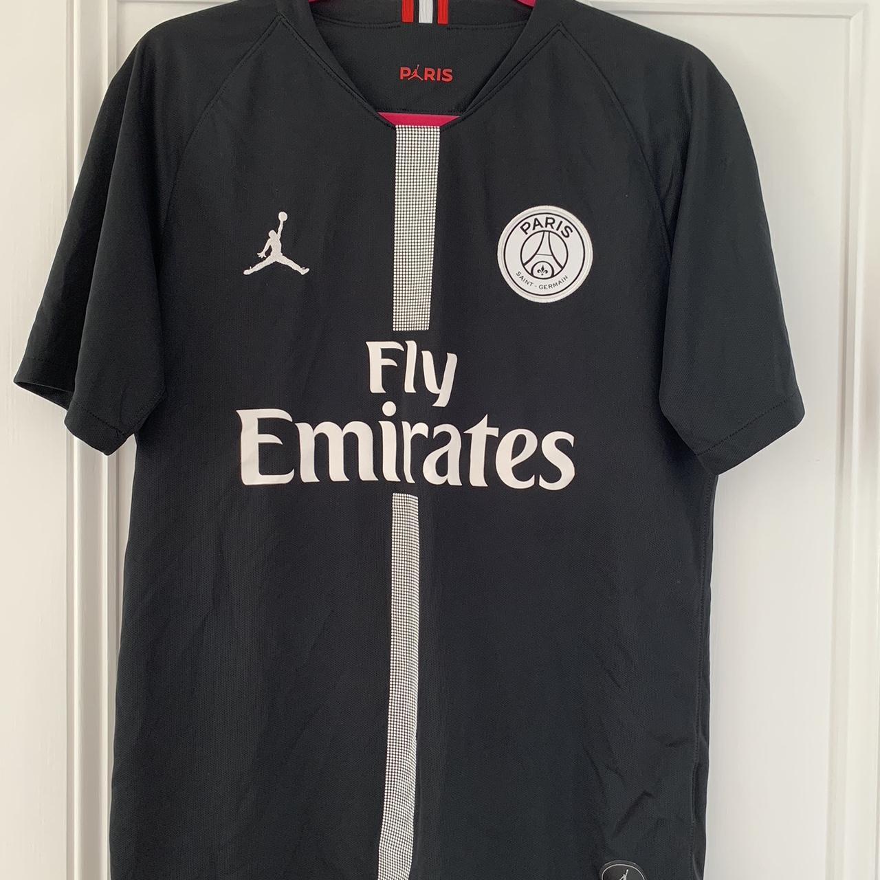 Psg jordan black jersey best sale