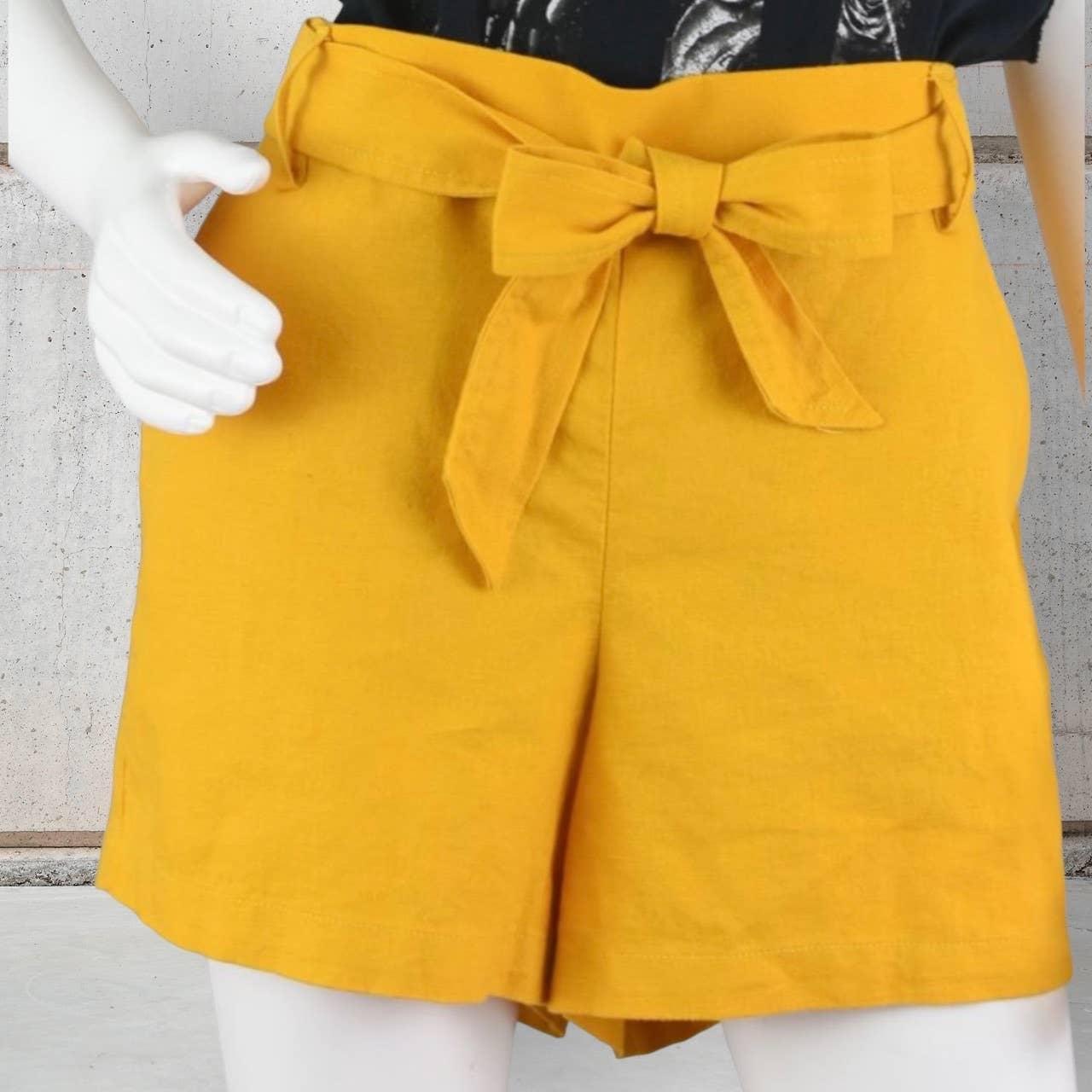 J.Crew Women's Yellow Shorts Depop