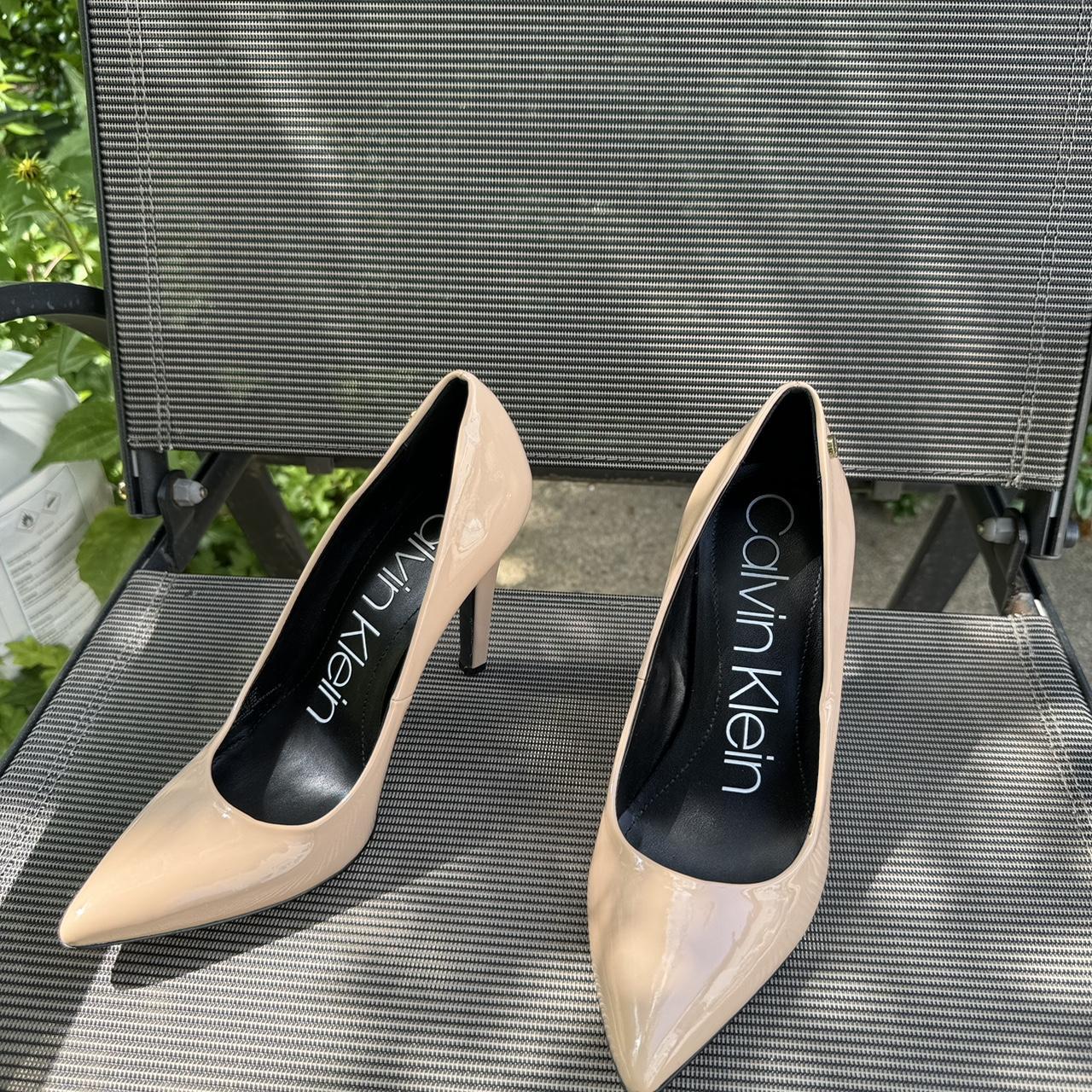 calvin klein nude heels