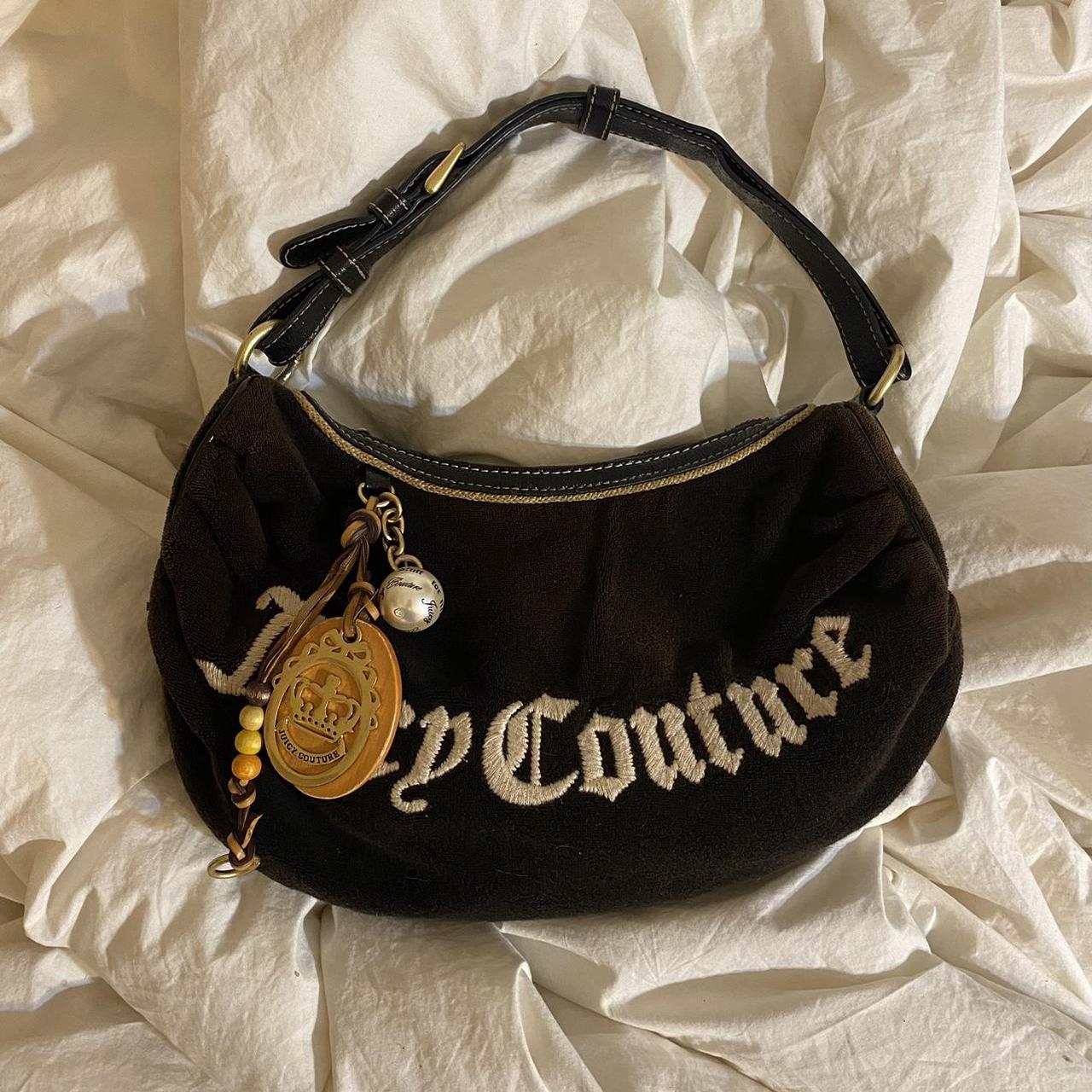 Vintage Tan Brown Juicy Couture Bag Purse Vintage Tan Brown Juicy Couture  Bag Purse Handbag Satchel Velour | TikTok