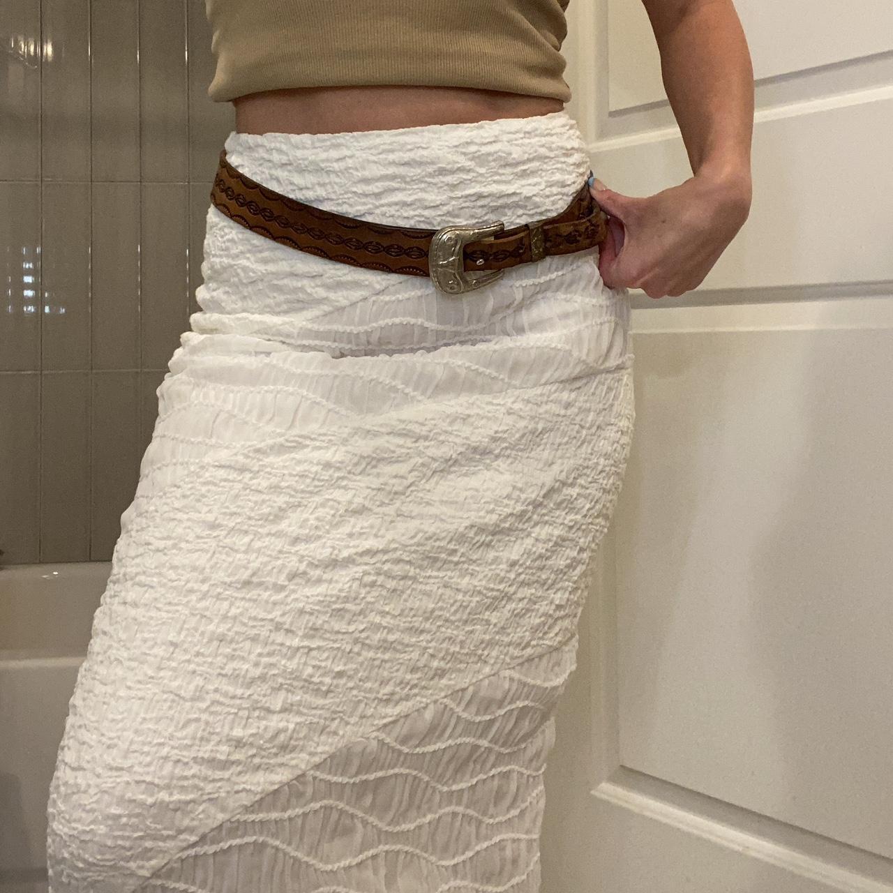 Nyah textured meshki midi skirt perfect for