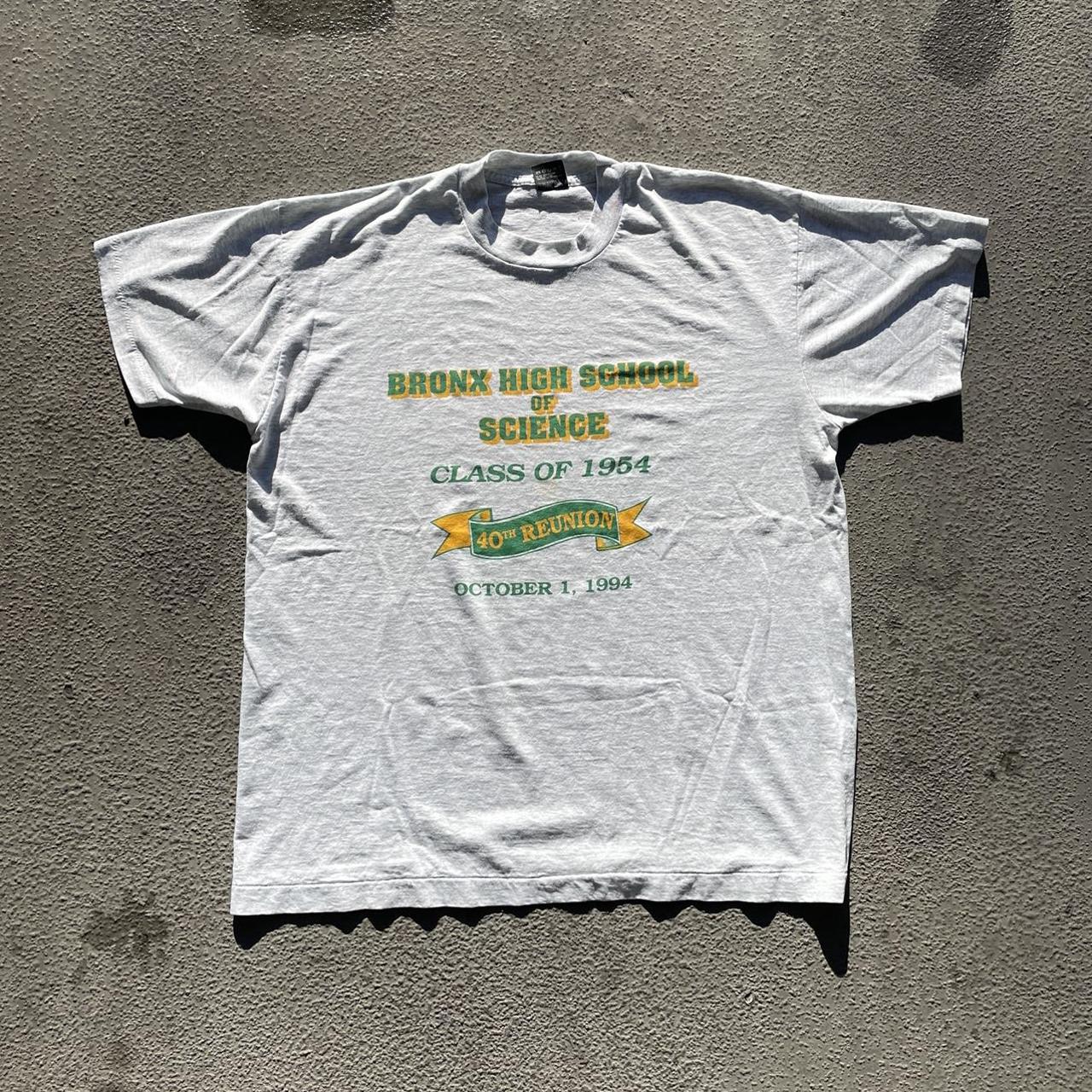Vintage Bronx High School T Shirt Dated - Depop