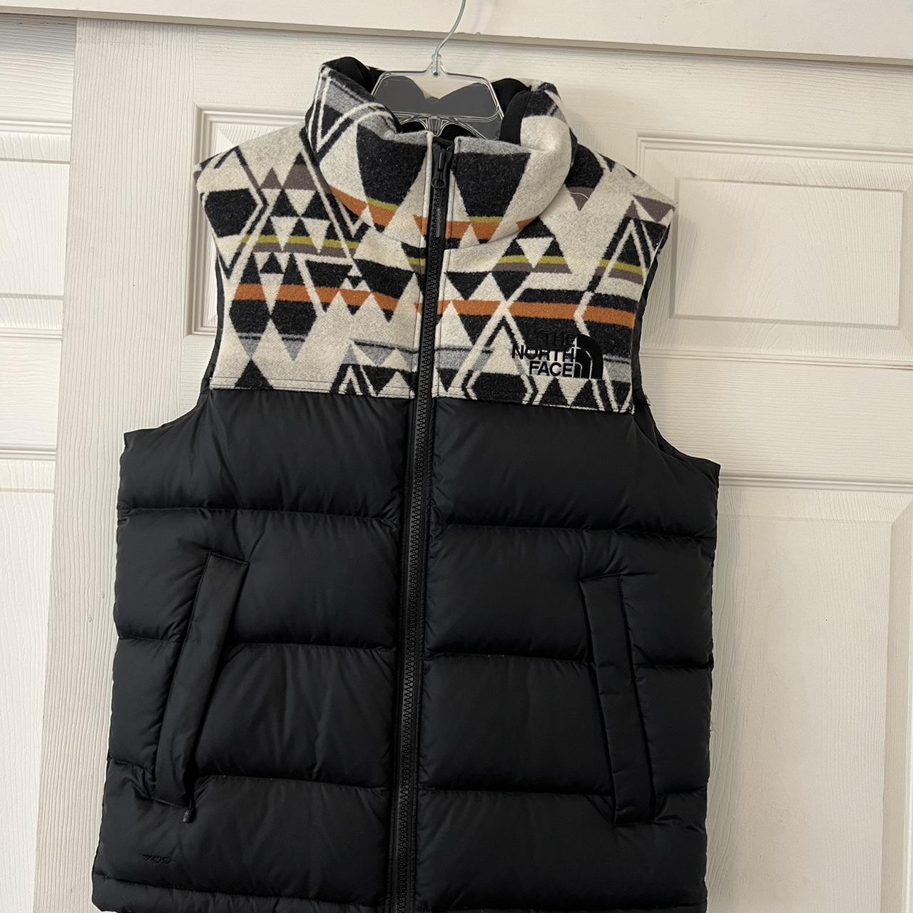 North face pendleton nuptse vest best sale