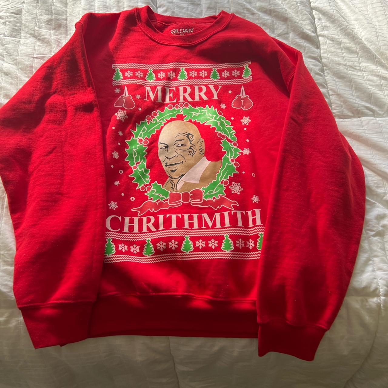 Mike tyson ugly christmas on sale sweater