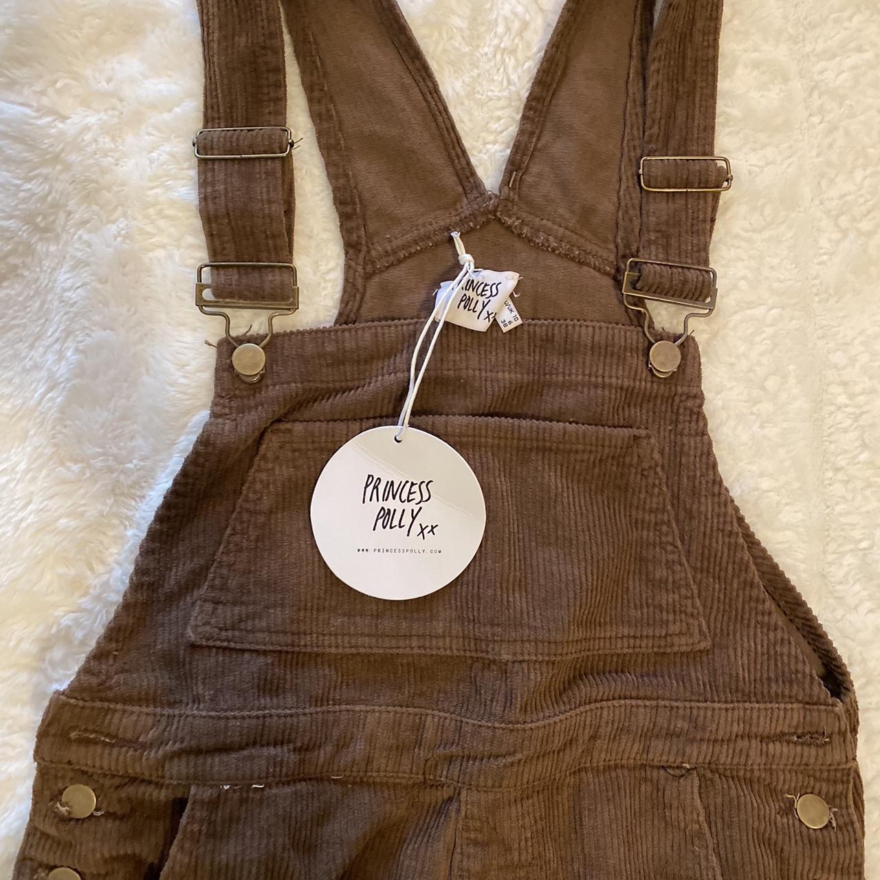 Princess Polly Corduroy brown overalls brand new... Depop