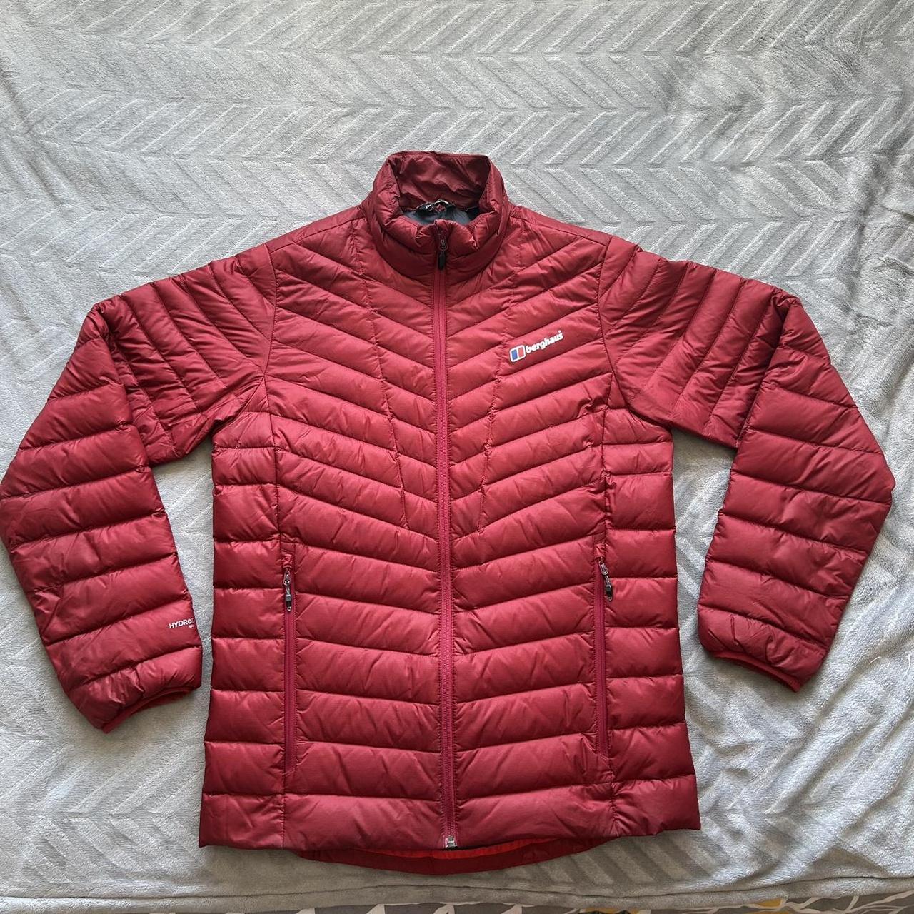Berry red Berghaus puffer jacket, ok conditions