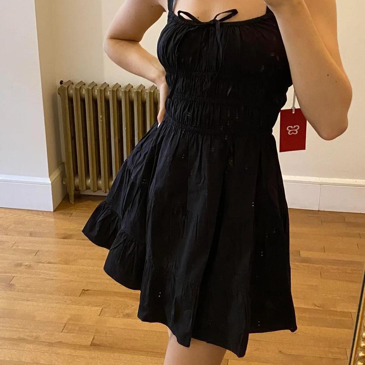 aritzia sunday best martine poplin dress tiered Depop